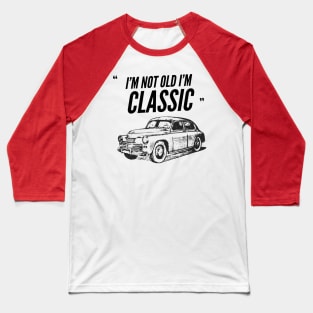 Classic funny car graphic, Baseball T-Shirt